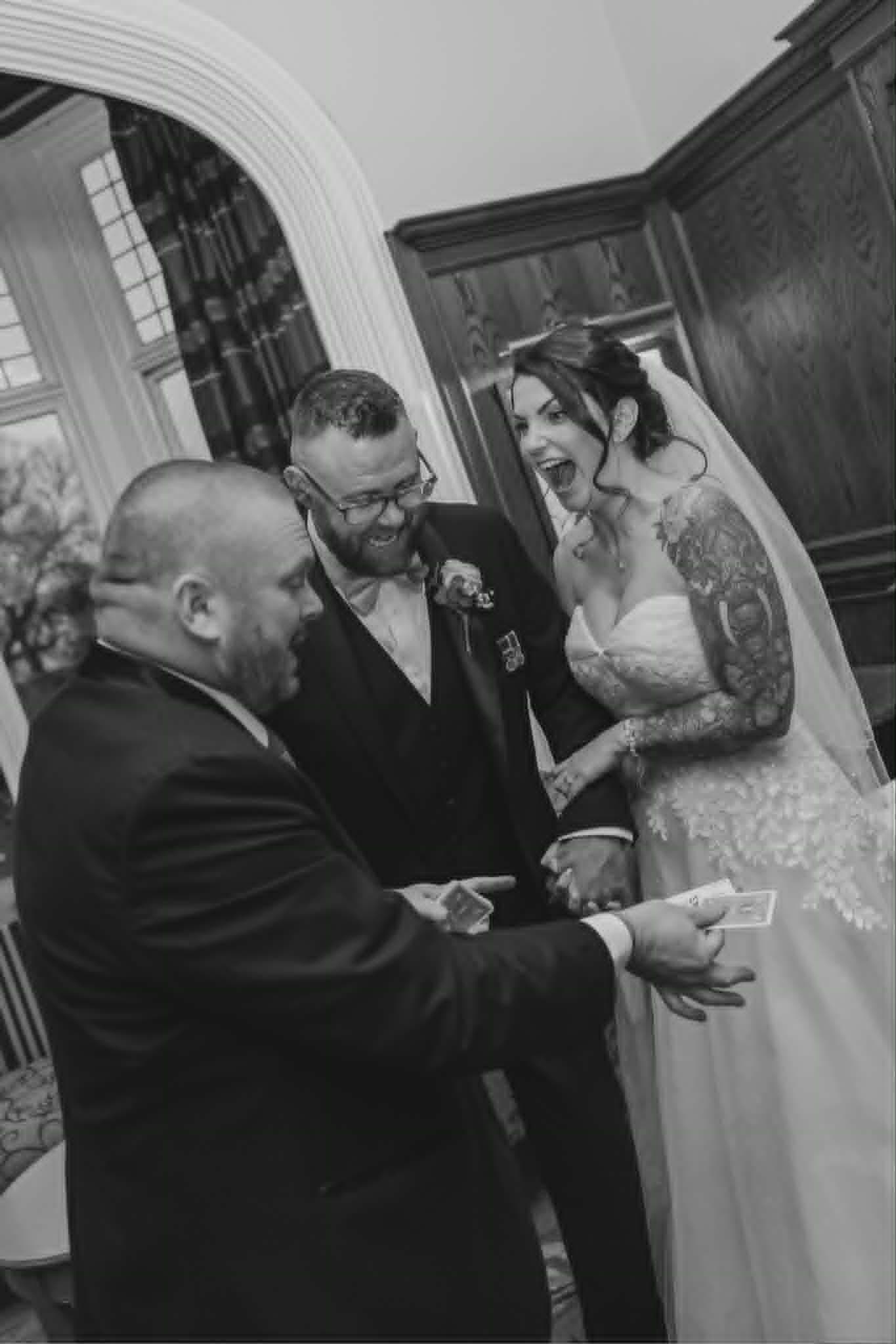 Paul Grundle performing magic