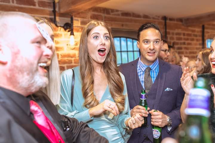 Paul Grundle performing magic